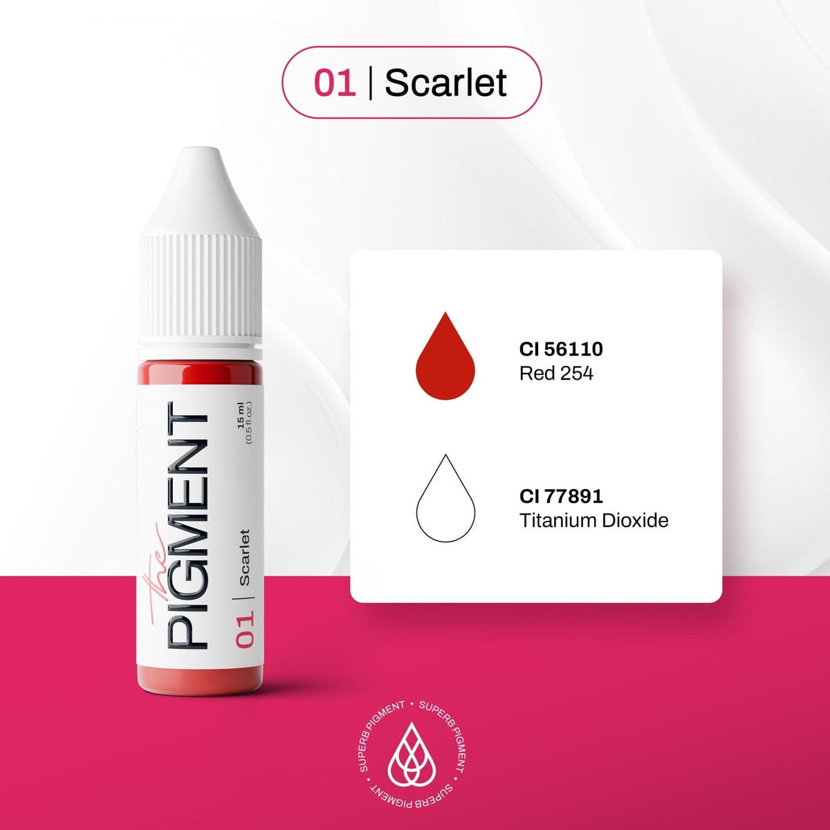 The Pigment 01 Scarlet 15 ml — Aufnahme 3