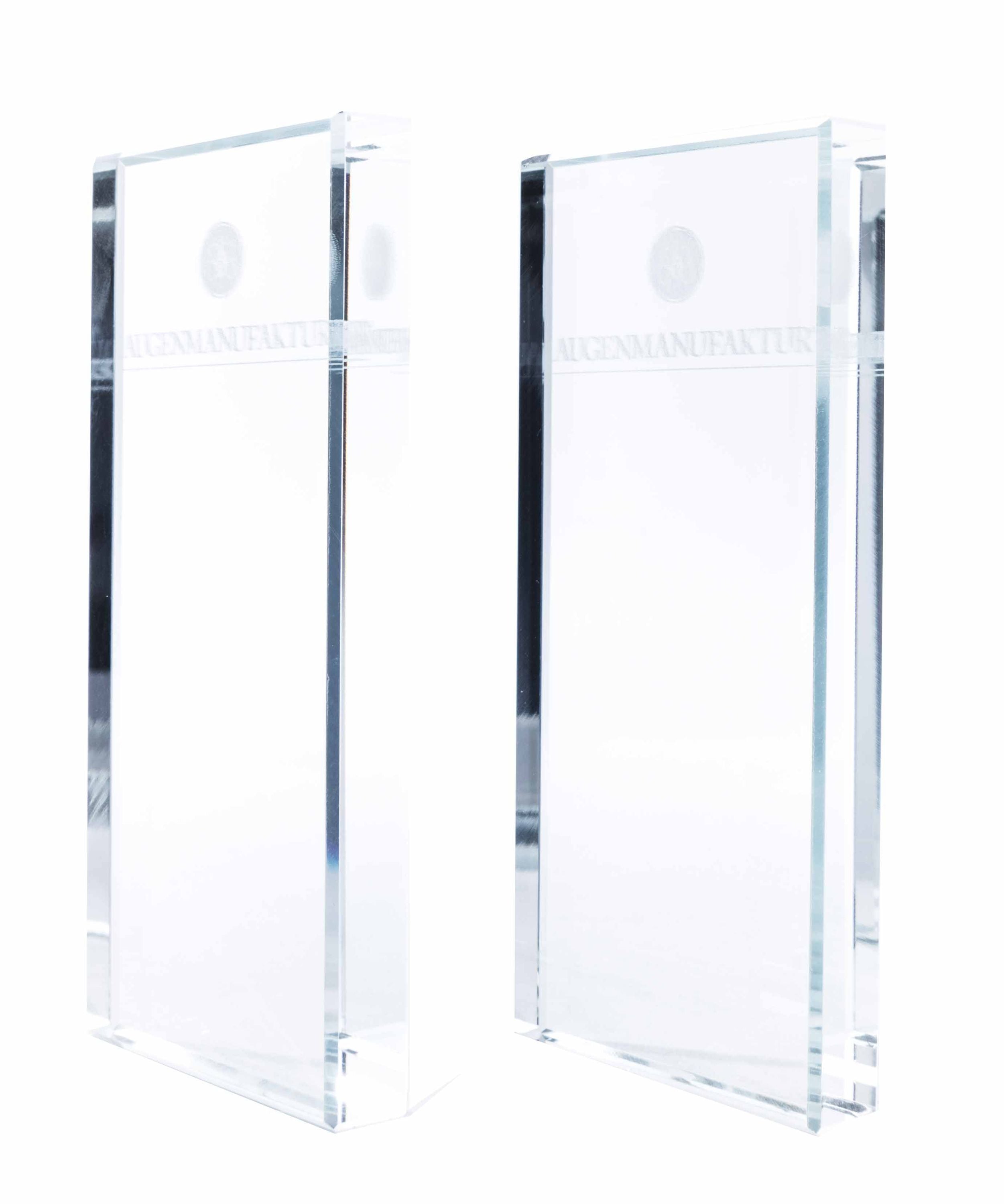 Plaque de verre pour cils