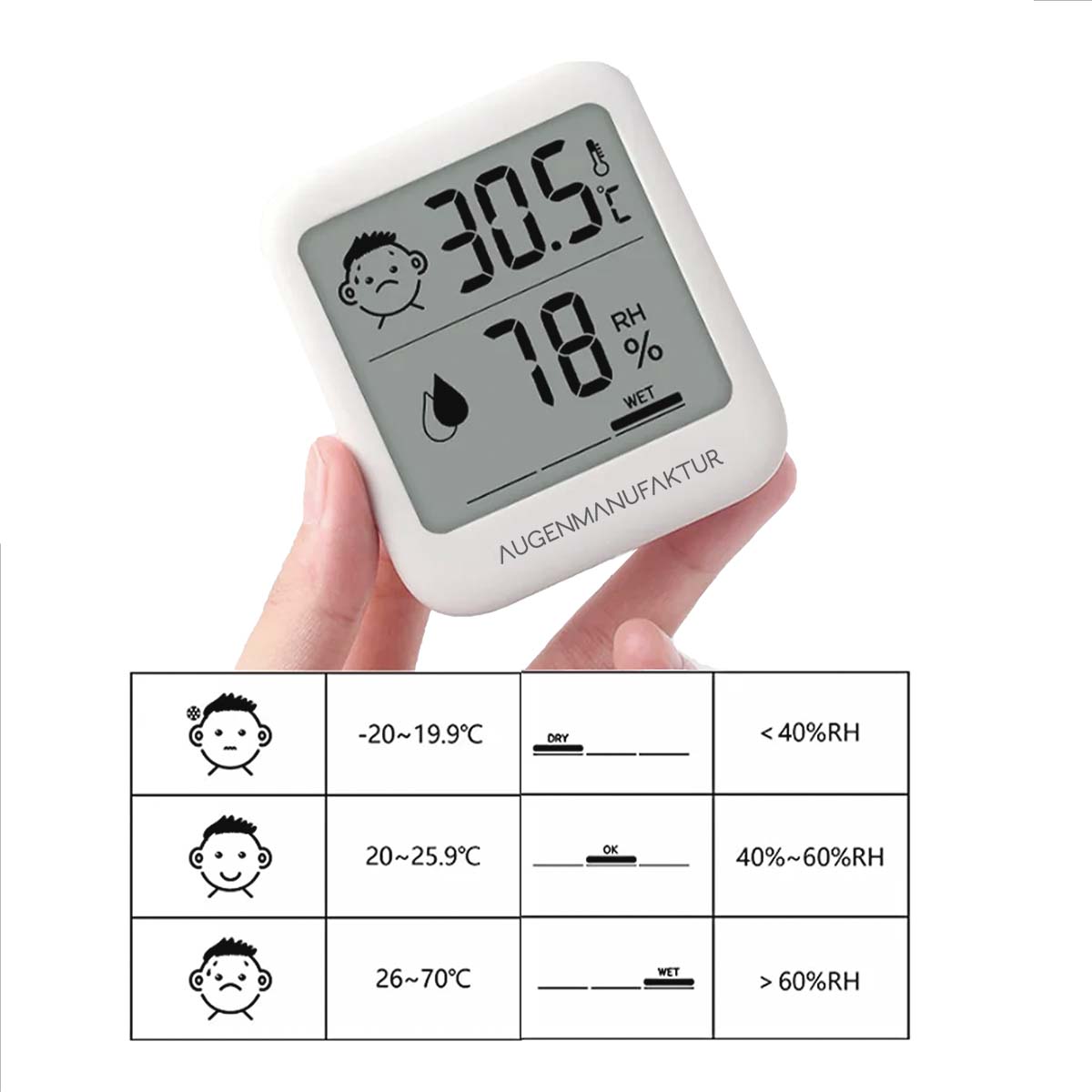 Hygromètre numérique Duo Thermomètre