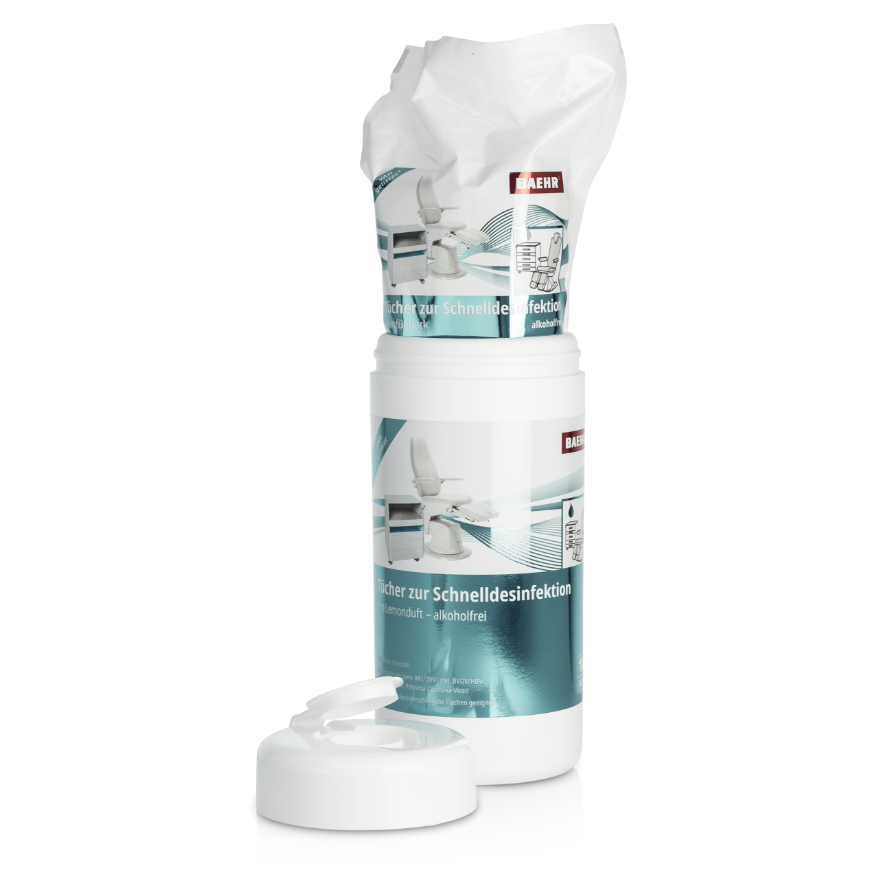 Wipes for rapid disinfection
